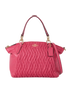 Kelsey Satchel, &pound;130, Handbags, Pink, Leather, Front view
